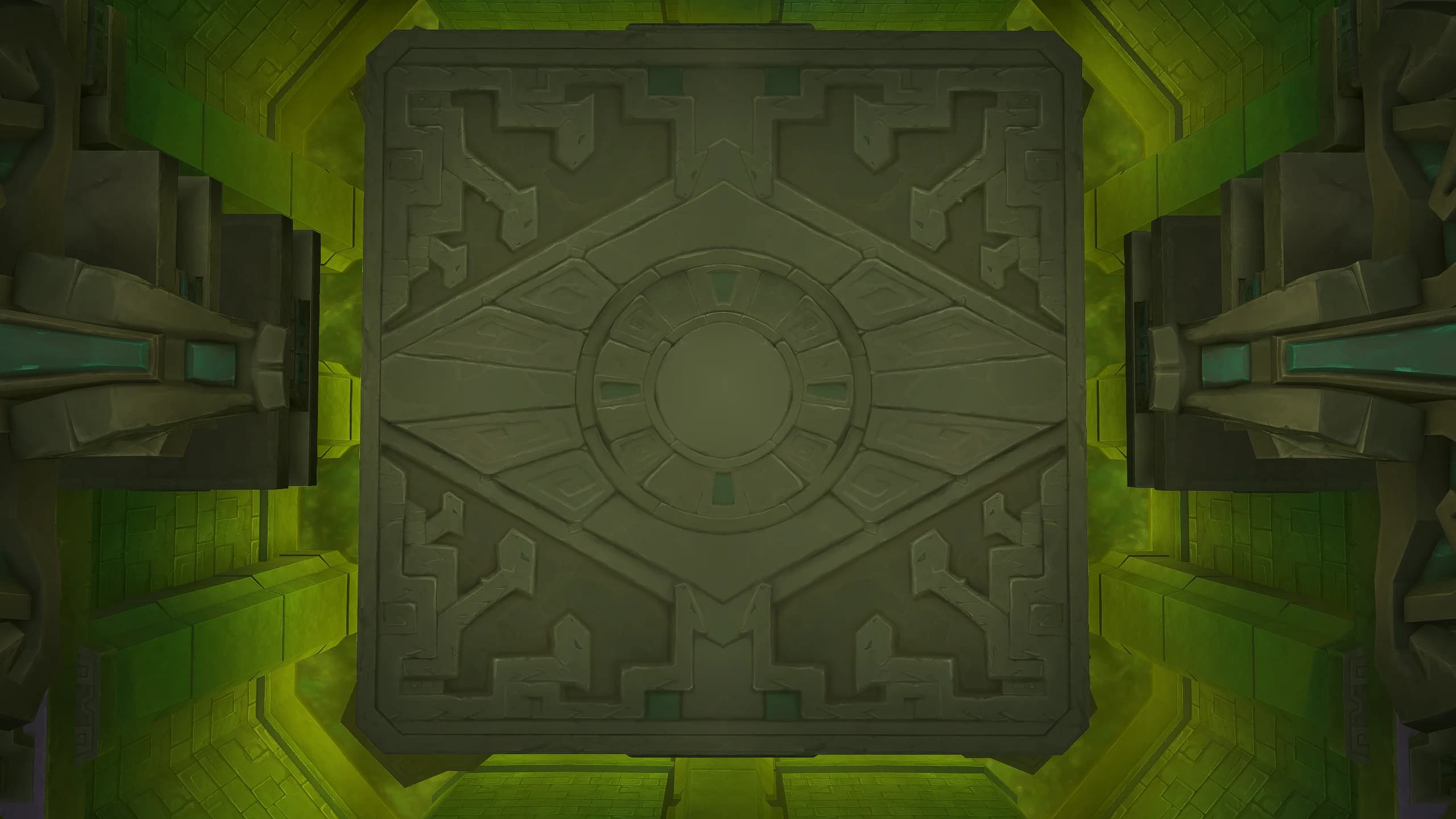 Arena map for The Coiled Altar