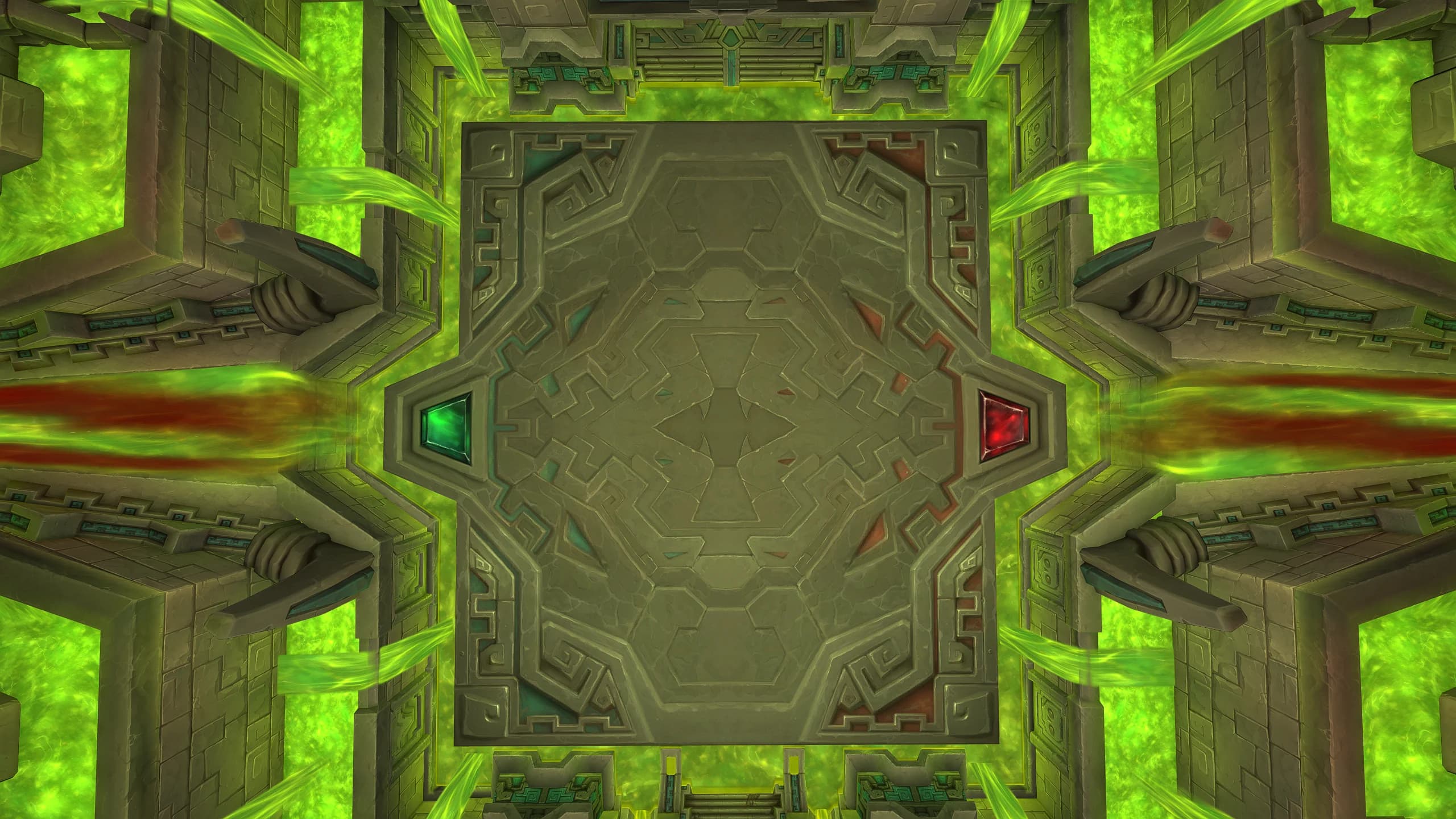 Arena map for Entombed Sentinels